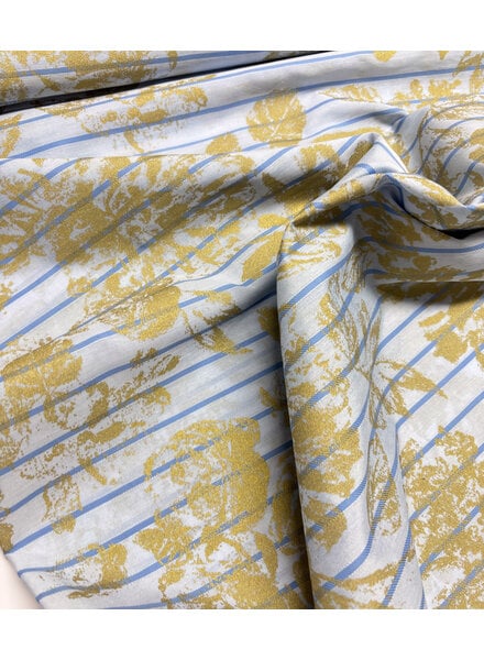 A la Ville touch of gold - stiffer tencel - Knipmode