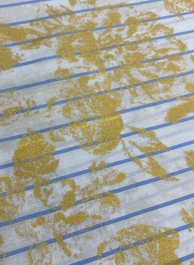 A la Ville touch of gold - stijvere tencel - Knipmode