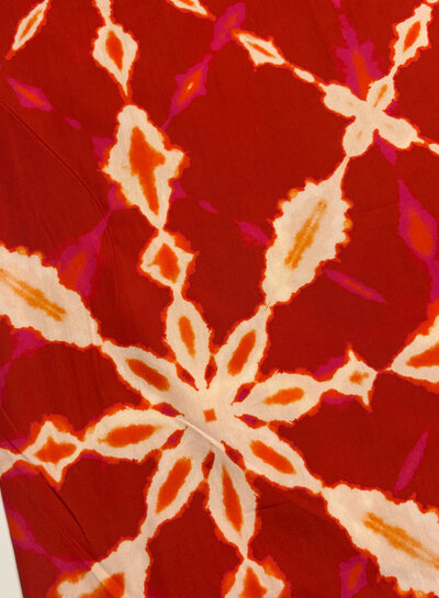 A la Ville red batik - soft cotton