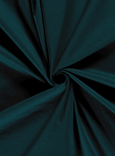 Madeline petrol green - washed cotton twill with a little elastane