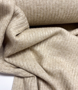 sand prachtige viscose rib knit - breisel