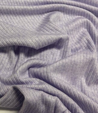 lila prachtige viscose rib knit - breisel