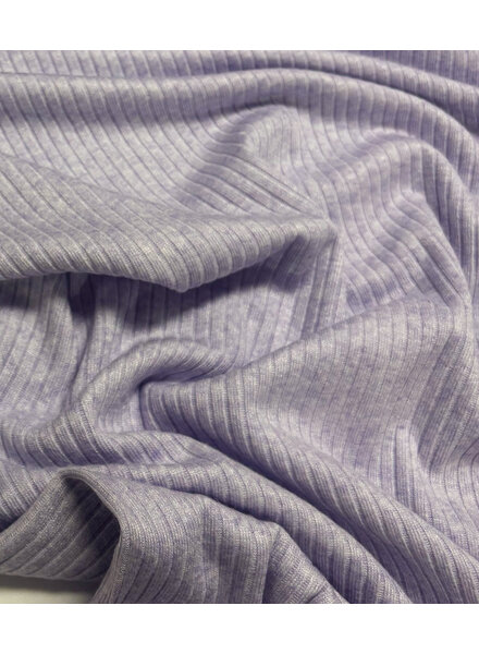 lila prachtige viscose rib knit - breisel