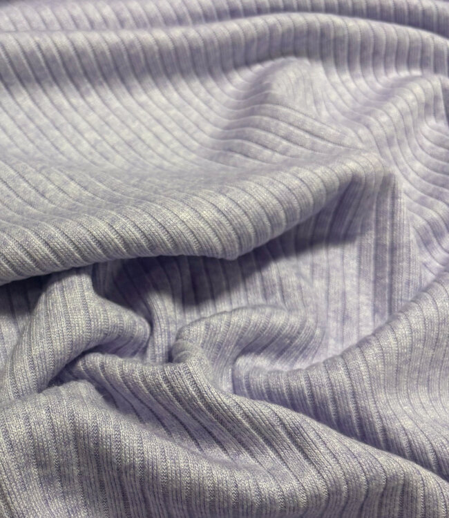 lila prachtige viscose rib knit - breisel