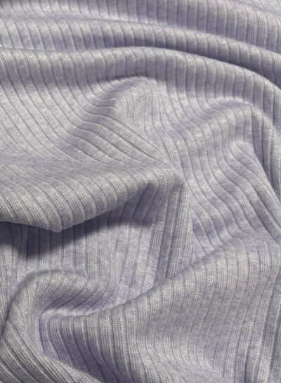 lila prachtige viscose rib knit - breisel