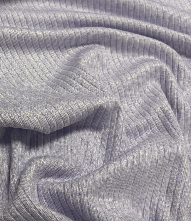 lila prachtige viscose rib knit - breisel