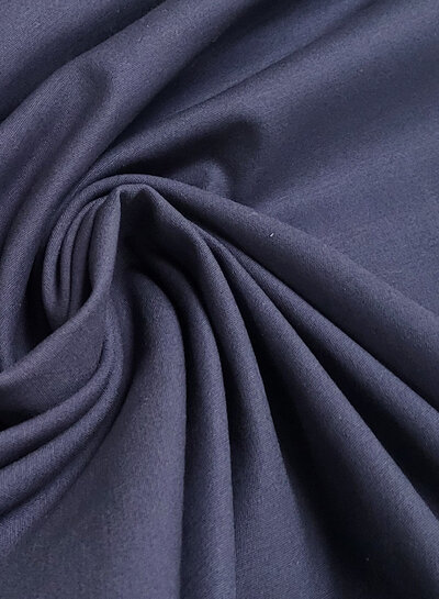 indigo blue gabardine - washed cotton twill with a little elastane