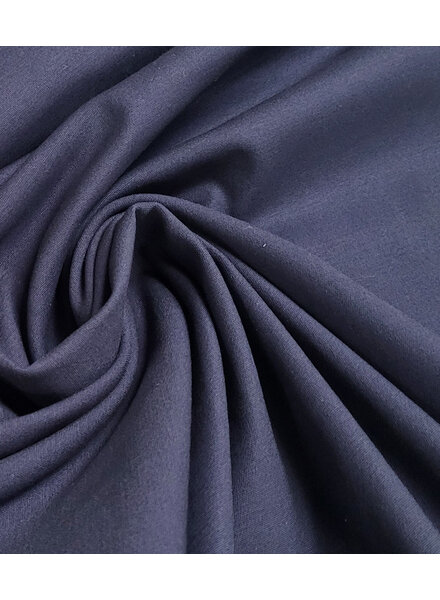 indigo blauw gabardine - washed cotton twill met een beetje elasthan