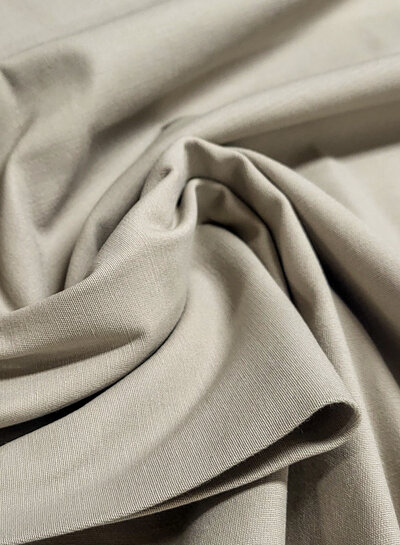 zand - washed cotton twill met een beetje elasthan