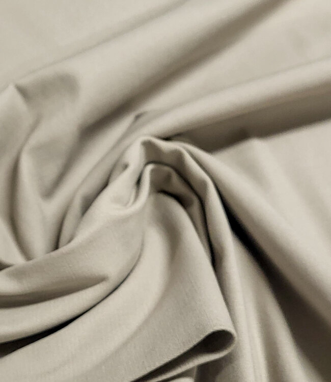 zand - washed cotton twill met een beetje elasthan