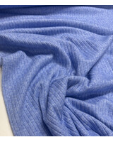 blue beautiful viscose rib knit - knitwear