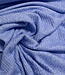 blauw prachtige viscose rib knit - breisel