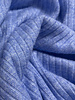 blauw prachtige viscose rib knit - breisel