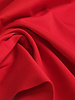 red - washed cotton twill with a little elastane