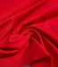 rood - washed cotton twill met een beetje elasthan