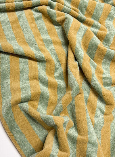 beige/mint - bamboo terry cloth