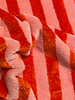 fuchsia/melon stripes - bamboo terry cloth
