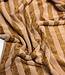 roze / caramel strepen - bamboe badstof