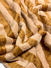 roze / caramel strepen - bamboe badstof