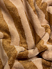 roze / caramel strepen - bamboe badstof
