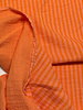 perzik/Mandarijn streepjes double face - double gauze/tetra