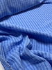 sky blue stripes double face - double gauze/tetra