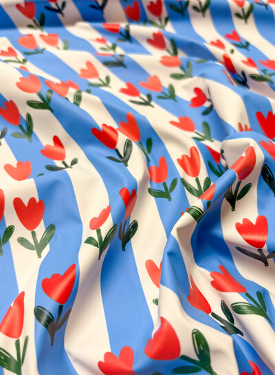 tulips - PUL waterproof fabric
