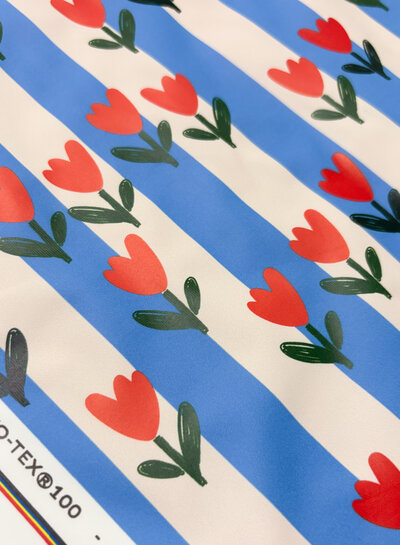 tulips - PUL waterproof fabric