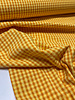 yellow checkered seersucker
