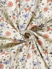 flowers and butterflies - beautiful poplin cotton