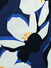 kobaltblauw bloemen - modal tricot