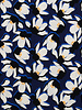 kobaltblauw bloemen - modal tricot