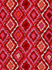 red abstract print - viscose