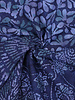 navy stripes - batik viscose