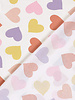 colored hearts - cotton poplin