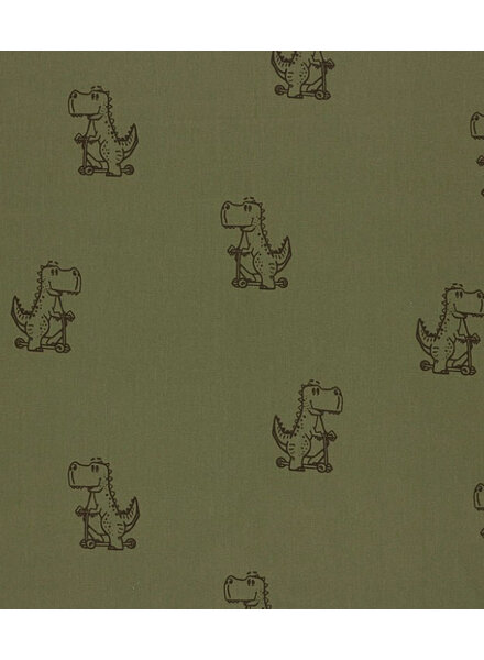dinosaurs - cotton poplin