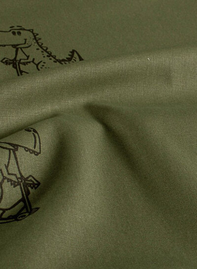 dinosaurs - cotton poplin