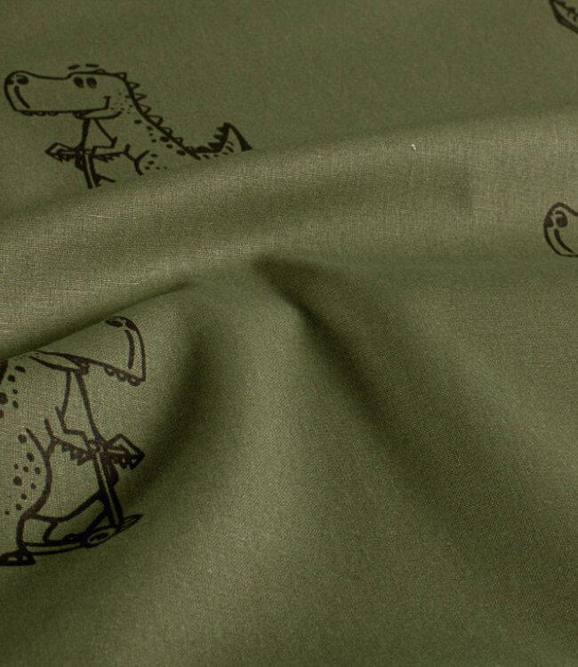 dinosaurussen - poplin katoen