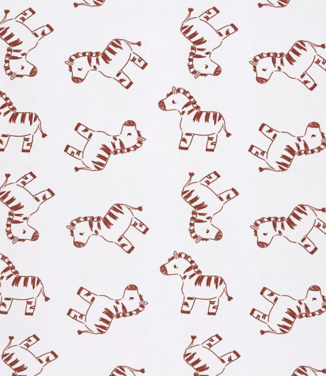 zebra's - poplin katoen