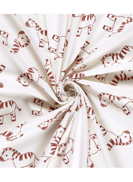 zebras - poplin cotton