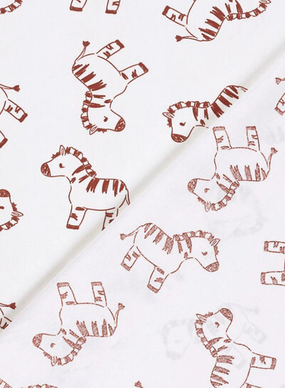 zebras - poplin cotton