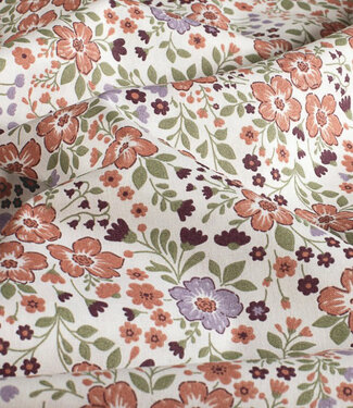 be trendy roze bloemetjes - poplin katoen
