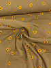beige sunflower - tetra double gauze