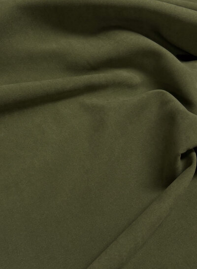 khaki - supple jacket fabric - peach touch