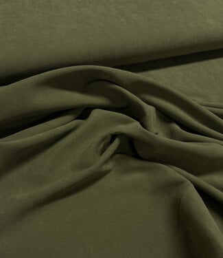 khaki - supple jacket fabric - peach touch