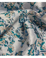 Shiny light blue - woven jacquard