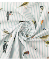 Vogels en streepjes - katoentje