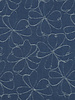 Poppy fabrics denim flowers jacquard