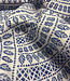 Delfts blauw tegel - katoen linnen blend
