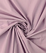 lila roze - stonewashed popeline katoen